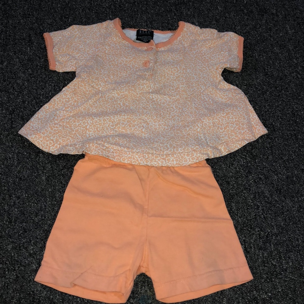 Tshirt shorts matching set